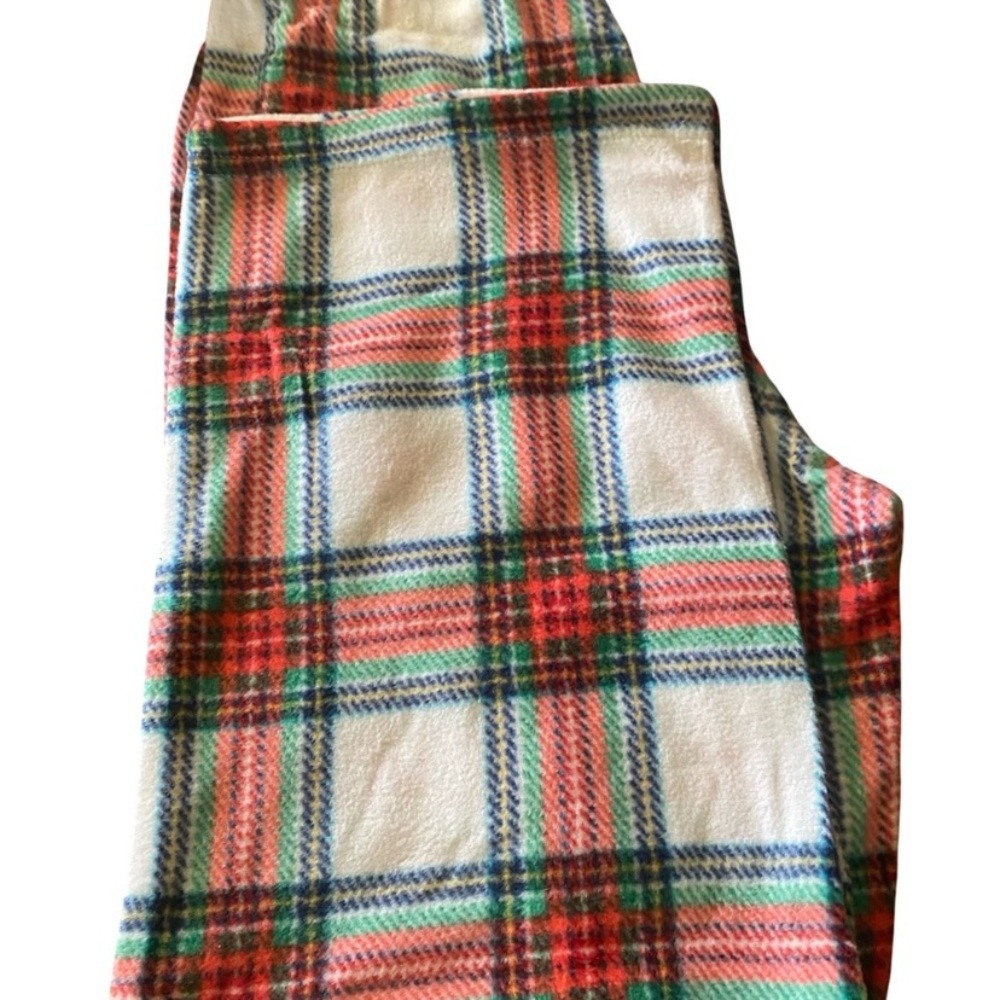 Women's Plaid Pajama Set - Red and Green - Picture 4 of 4
